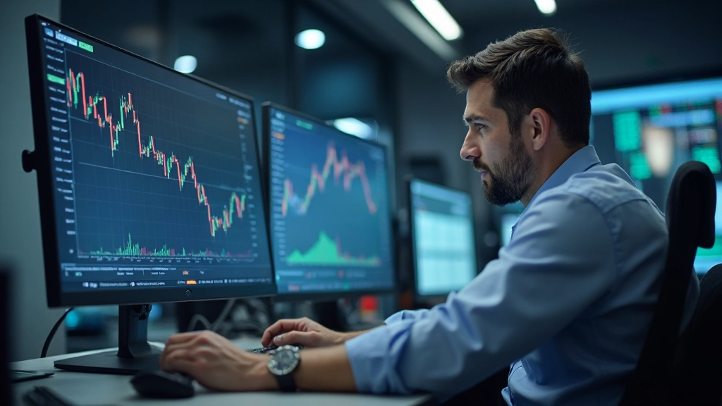 Grafische Darstellung der Beziehung zwischen Zinssätzen und Anleihekursen mit Kurvendiagramm