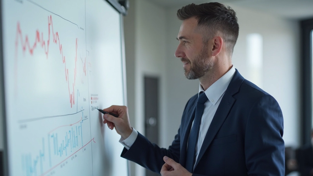 Makroökonomische Indikatoren und Kennzahlen Präsentation in professioneller Umgebung