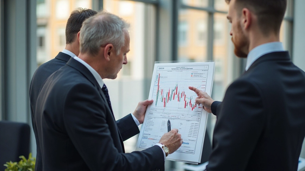 Diagramm der Marktmechaniken mit Pfeilen und Indikatoren