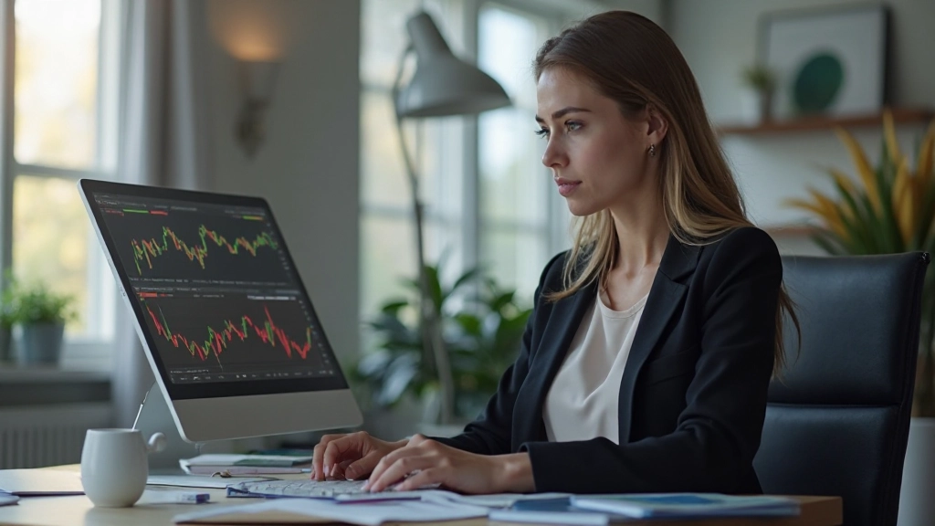 Trader implementiert Kostenoptimierungsstrategien mit Notizen und Broker-Vergleich auf dem Schreibtisch