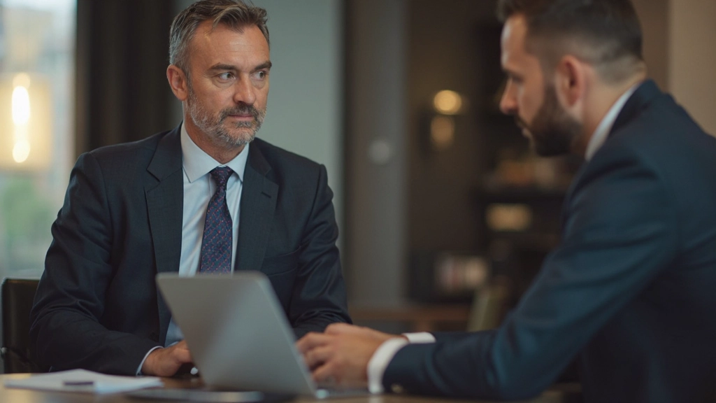 Trader arbeitet an einem Szenario-basierten Planungsprozess mit verschiedenen Ordertypen