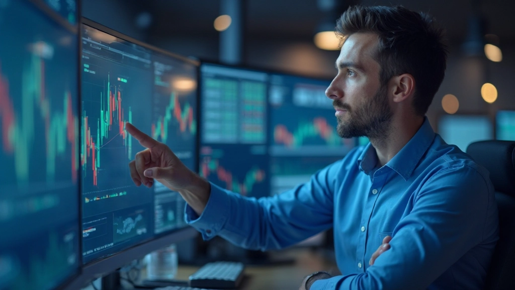 Grafische Darstellung der Marktfundamente mit Diagrammen und Analyseinstrumenten