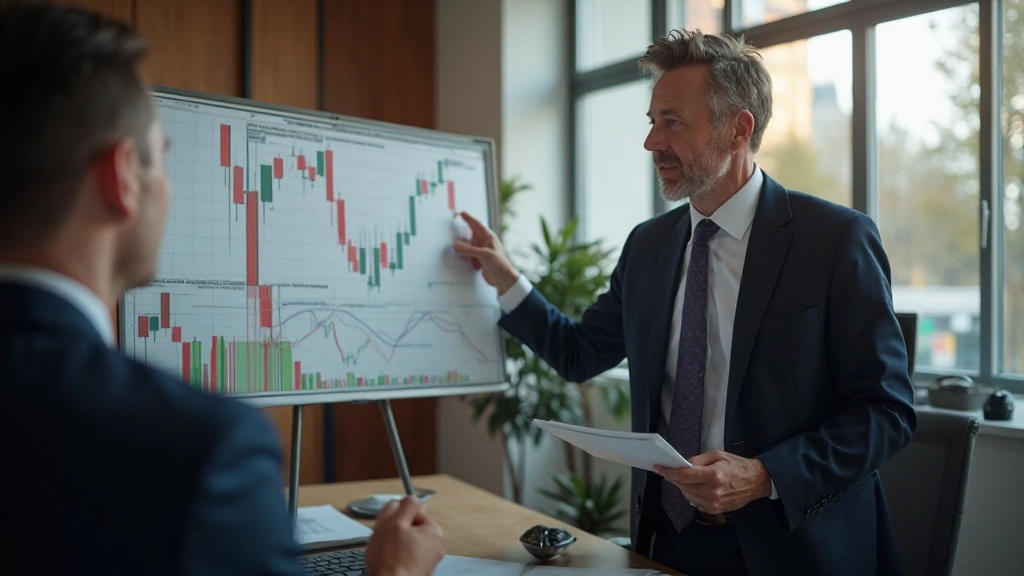 Detaillierte Grafik verschiedener Fibonacci-Retracement-Level auf Preischart