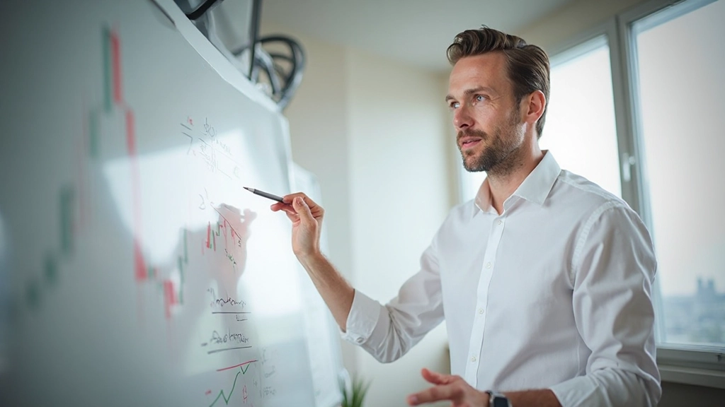Mathematische Darstellung der Fibonacci-Sequenz mit visuellen Verhältnissen