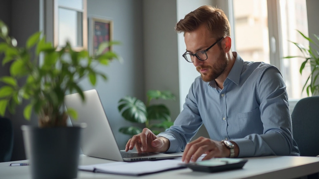 Trader arbeitet mit strukturiertem Handelsplan und Risikomanagement-Checkliste
