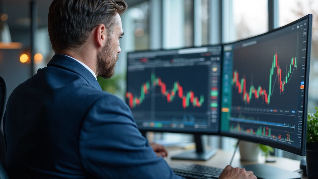 Professionelles Handelsdiagramm mit Währungspaaranalyse und Marktbewegungen