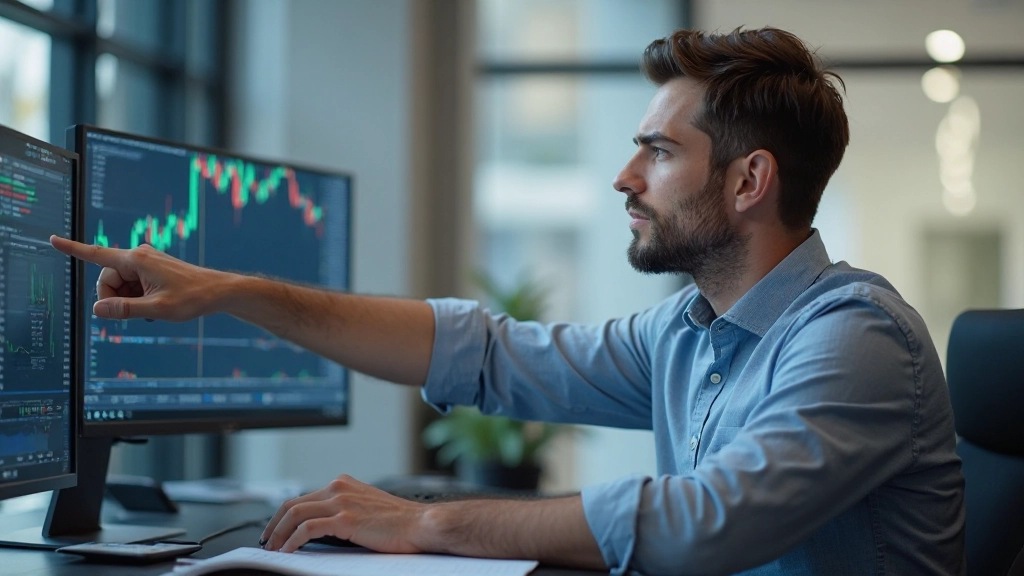 Detaillierte Visualisierung der Bollinger-Bänder-Komponenten auf einem Preis-Chart