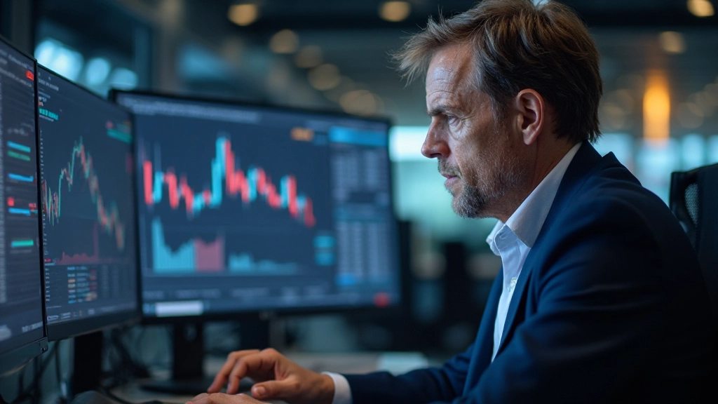 Mehrere Momentum-Indikatoren wie RSI und MACD auf einem Handelschart nebeneinander angezeigt