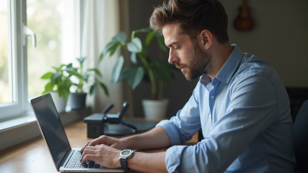 Anfänger Trader beim Öffnen seines ersten Handelskontos und Lernens der Grundlagen